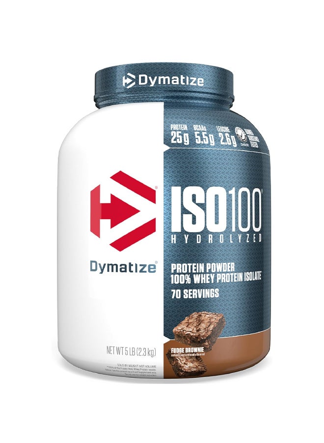 Dymatize ISO 100 Fudge Brownie 5Lb - Image 1