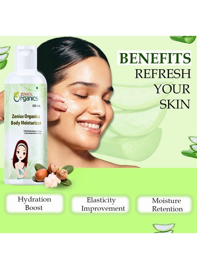 ZENIUS Body Moistraiser - Flawless Skin Moisturizer Lotion | Prevents Dark Spots, Blackheads And Blemishes | Visibly Flawless Skin | Nourishes And Hydrates Skin | All Skin Types | 100Ml - Image 3