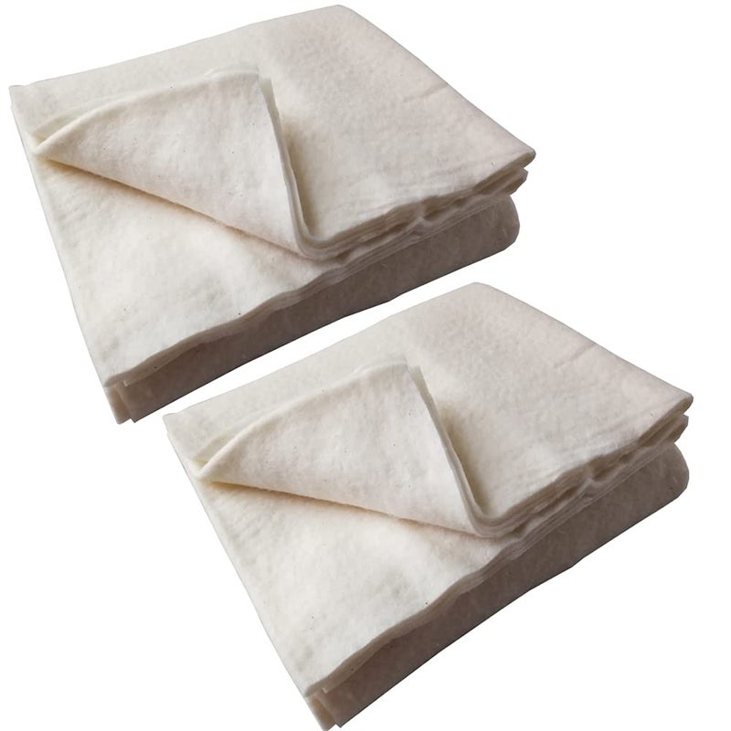 newamishquilt Crib Quilt Batting for Quilting2PCS 45X60 Natural Cotton Quilting Batting Fabric for Sewing 