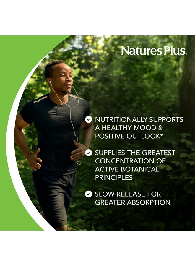 Natures Plus Herbal Actives St John's Wort, Extended Release - 450 mg, 60 Vegan Tablets - Vegetarian, Gluten-Free - 60 Servings - Image 3