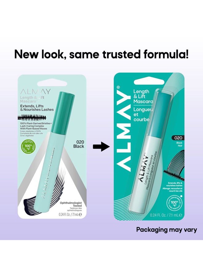 Almay Lenghthening Mascara,Volume & Lift, Eye Makeup, Hypoallergenic and-Fragrance Free, 020 Black Noir, 0.24 Fl Oz - Image 5