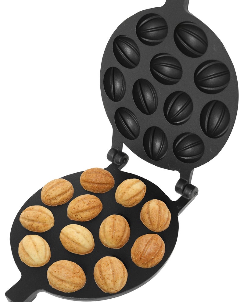 PetriStor Walnut Cookie Mold Maker 12 nonstick  Oreshki Mold Maker  Walnut Cookie Molds   Russian  Oreshki Maker  Walnut Cookie Maker Oreshek  Nutty Maker  Oreshnitsa Nut Cookies Maker