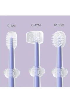 3-Pack Baby Toothbrush Set: Silicone Mouth Cleaner, Tongue Moss, & Teething Toy - Perfect for Newborns & Beyond Purpule Color - pzsku/Z3F72C5F9C7D76FB4B9CAZ/45/_/1730209528/b1a883e2-1662-4f2f-bd44-a6f0155dec27