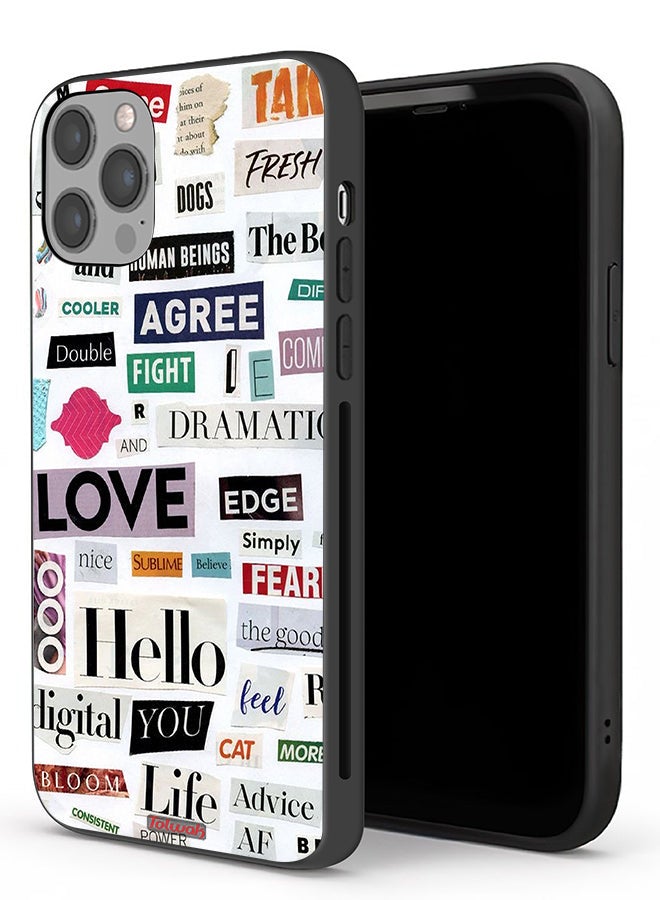 Apple iPhone 12 Pro Max Protective Case Short Quotes Stickers