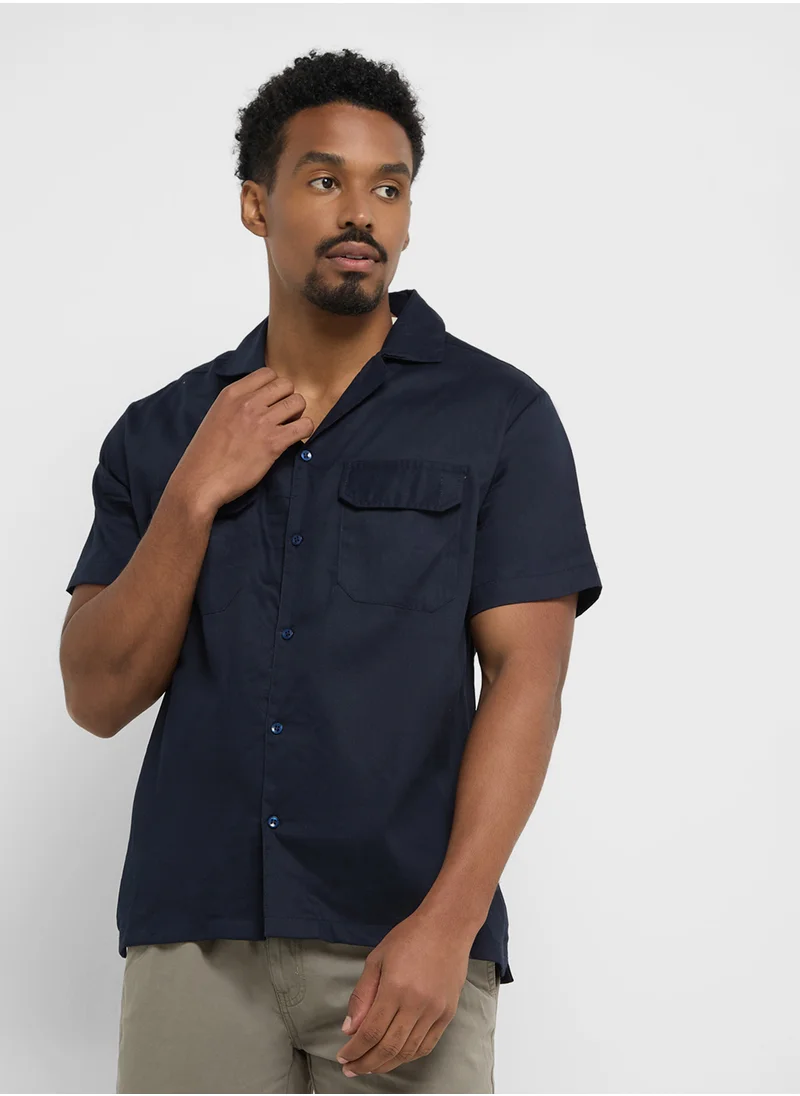 روبرت وود Causal Half Sleeve Shirt