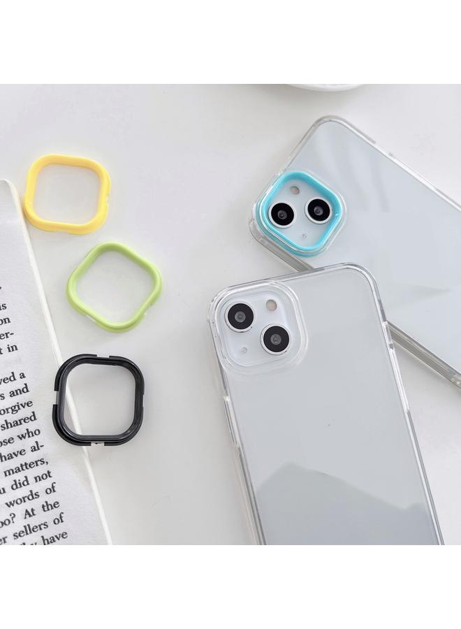 Zaboon Case For iPhone 13 For iPhone 13 Macaron Lens Frame Transparent TPU Phone Case - Image 4