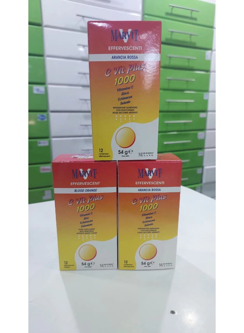 Meravit Vitamin C 1000mg Effervescent Tablets 20s
