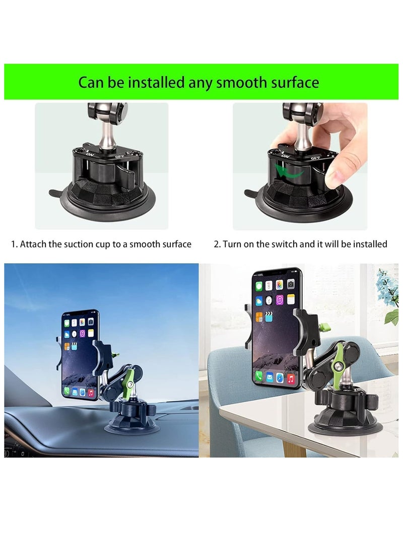 LanParte Universal Ball Head Arm for Phone New 360° Rotating Car Phone Holder Mount - Image 5