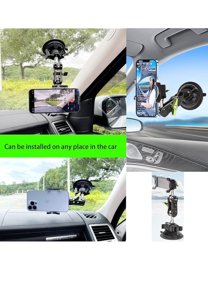 LanParte Universal Ball Head Arm for Phone New 360° Rotating Car Phone Holder Mount - Image 4