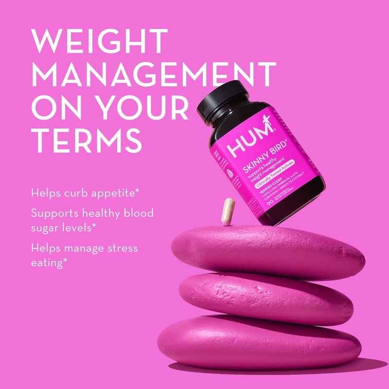 HUM Skinny Bird  Appetite Suppressor for Women with Caralluma Chromium 5 HTP  Green Tea Extract 90 Capsules - Image 3