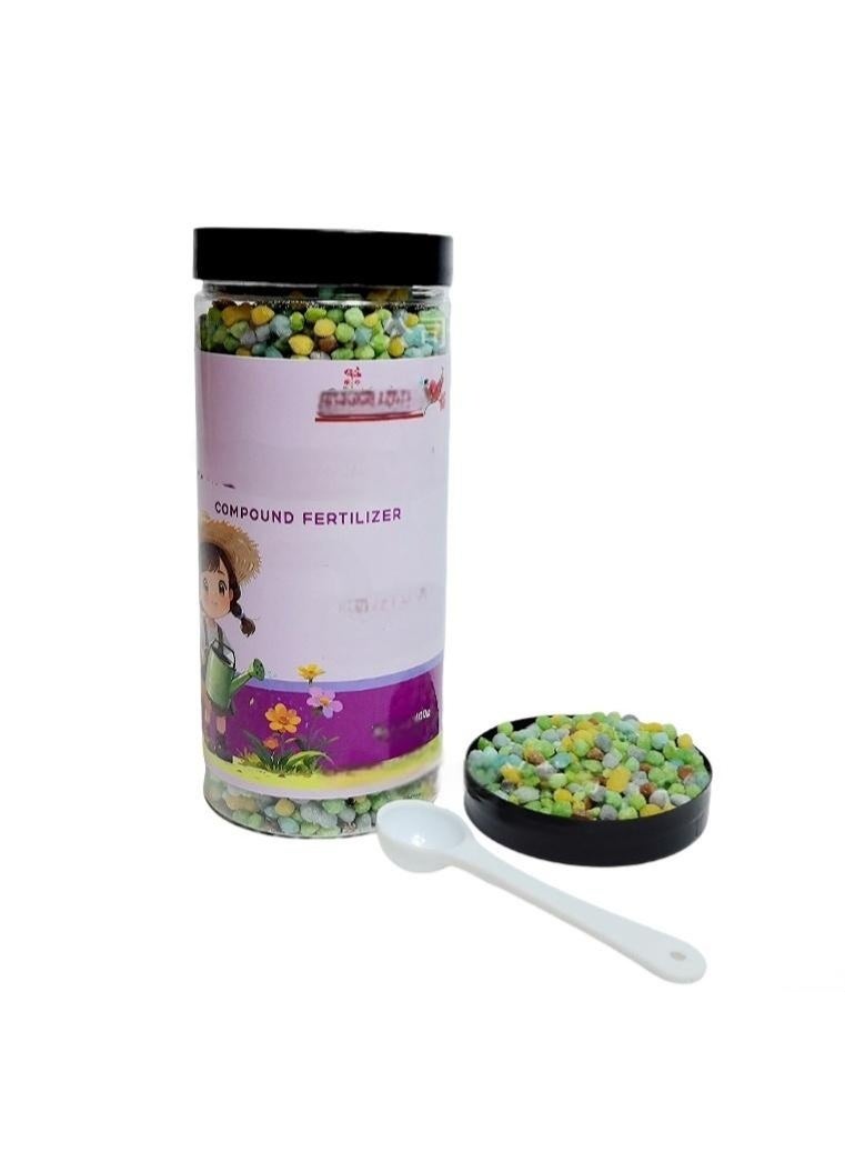 سماد عالمي بطيء الإطلاق للاستخدام المنزلي، سماد مركب للزهور للنباتات المحفوظة في الأصص، وسماد عضوي للنباتات الداخلية 400 جرام - Image 2