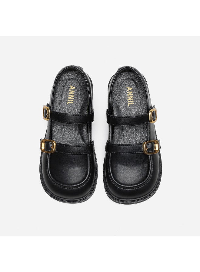 Annil أحذية الأميرات للفتيات - أحذية أداء مدرسية، خفيفة الوزن ومتعددة الاستخدامات، أحذية ماري جين التنفس للطلاب - Image 4