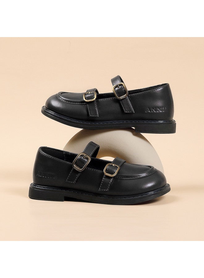 Annil أحذية الأميرات للفتيات - أحذية أداء مدرسية، خفيفة الوزن ومتعددة الاستخدامات، أحذية ماري جين التنفس للطلاب - Image 2