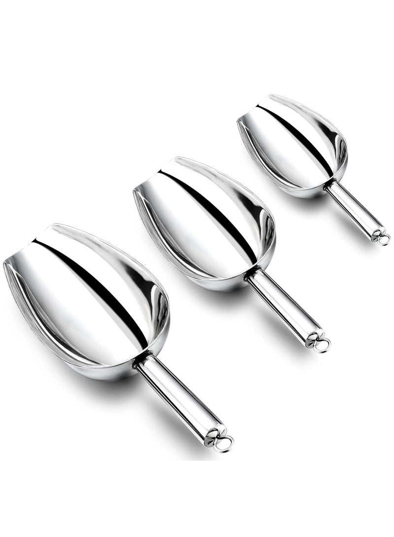 Ayda Stainless Steel Food Scoop 3oz – Multi-Purpose Measuring & Serving Scoop with Handle - Image 5