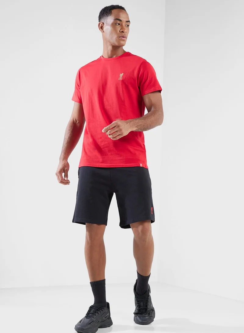 ليفربول اف سي شورت مزين بطبعة شعار نادي ليفربول