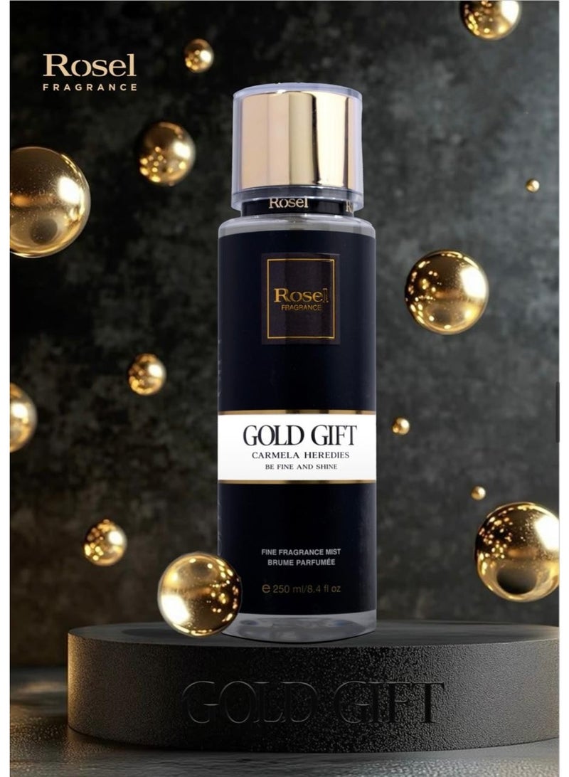 ROSEL BODY MIST 250ML GOLD GIFT - Image 1