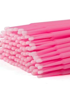 Cuttte 500Pcs Disposable Micro Swabs For Eyelash Extension Micro Applicators Eyelash Swabs For Makeup Application Pink (Head Diameter: 2.0Mm)  - Image 2