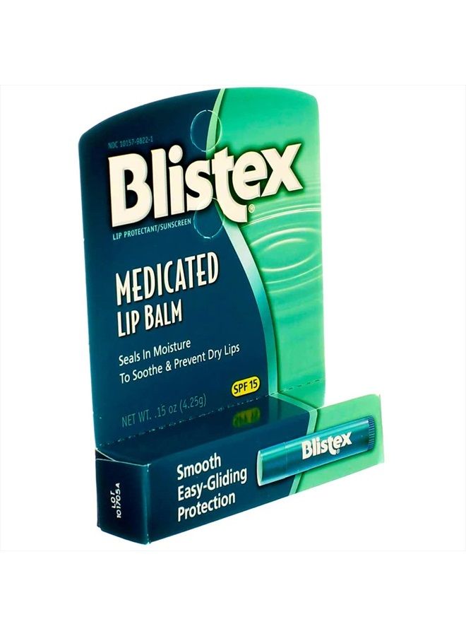 Blistex Medicated Stick, Blistex Medicated Stick, 0.15 Ounce (Pack of 3) - Image 3