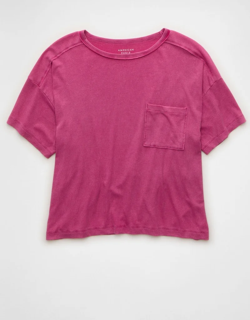 American Eagle  AE Soft & Sexy Pocket T-Shirt for Women | Best Price UAE