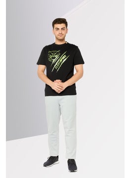 Plein Sport Men Sportswear Fit Short Sleeve Outdoor T-Shirt, Black  - Image 2