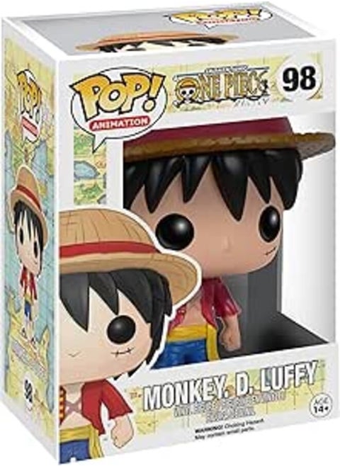 Funko pop Monkey.D.Luffy, 5305 Action Figures above 3 years, Multi colored