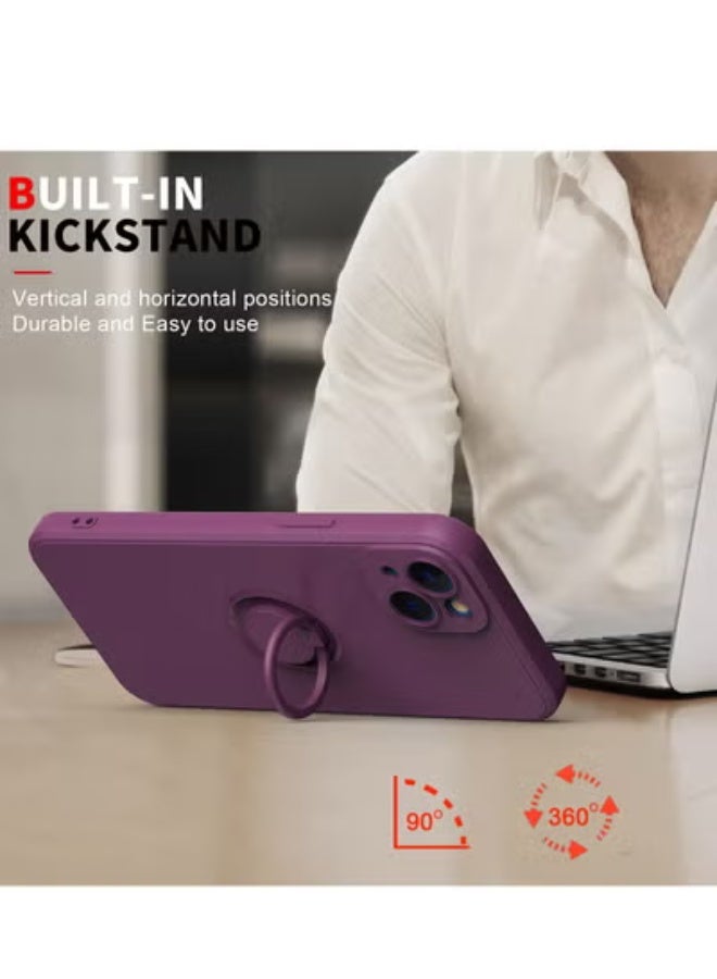 GULFLINK Back Cover Phone Protect Case For iPhone 14 Plus Cheery Blossom Purple - Image 4