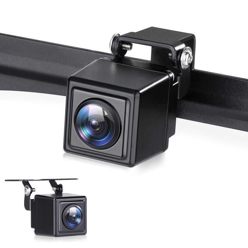 Glk Backup Camera Hd Rear View License Plate Backup Camera Reverse Camera For 12V Pickup Truck Car Suv With Night Vision Wide Angle Ip69K Waterproof  Full Metal Housing - Image 1
