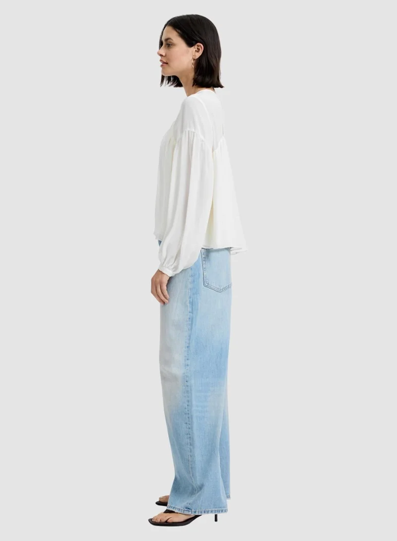 French Connection Marina Silky Curved Yoke