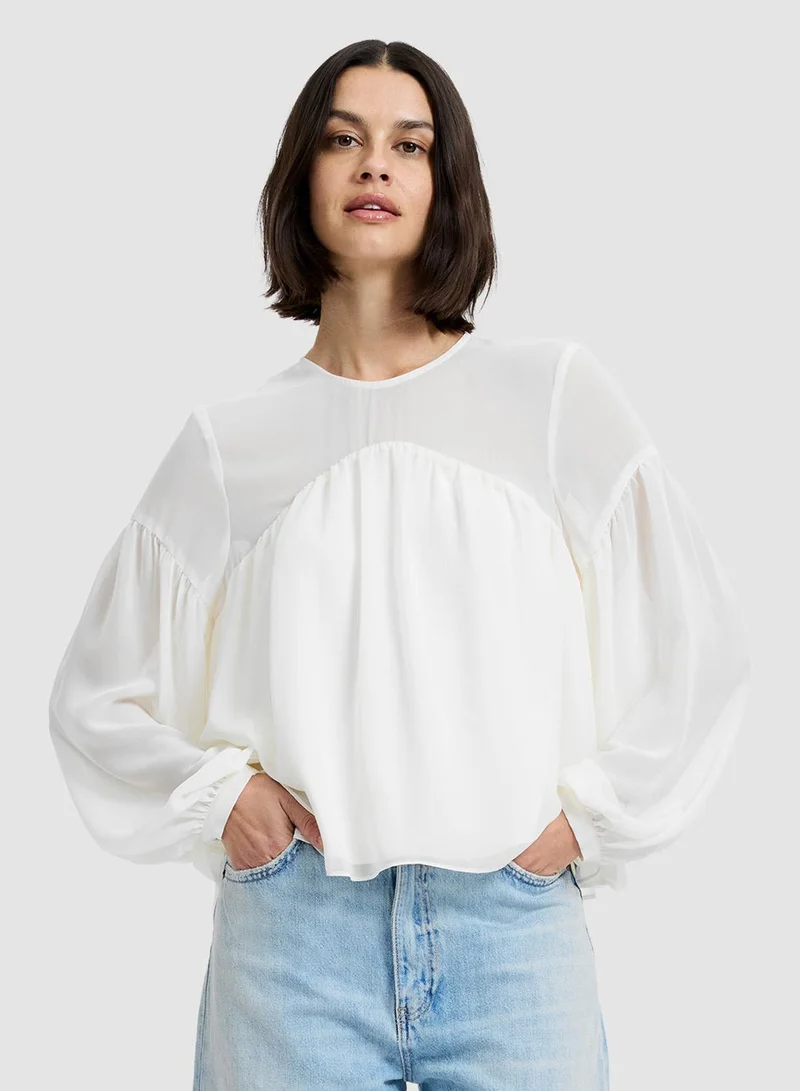 French Connection Marina Silky Curved Yoke