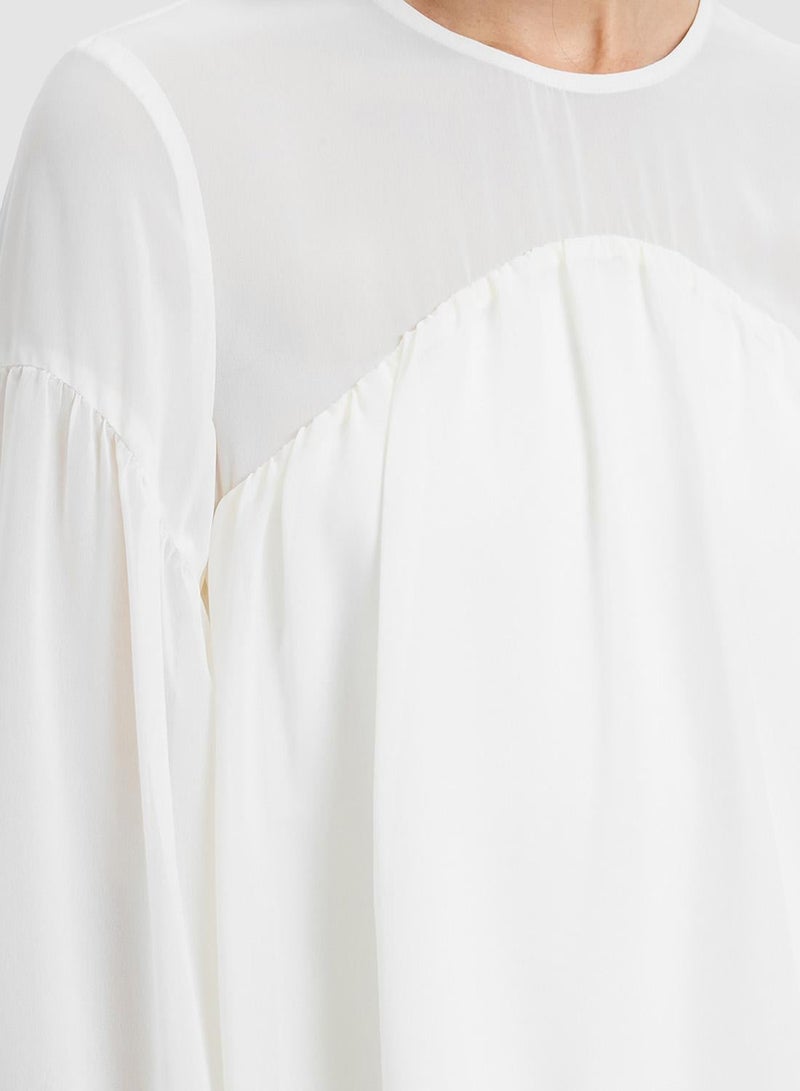 French Connection Marina Silky Curved Yoke - Image 5