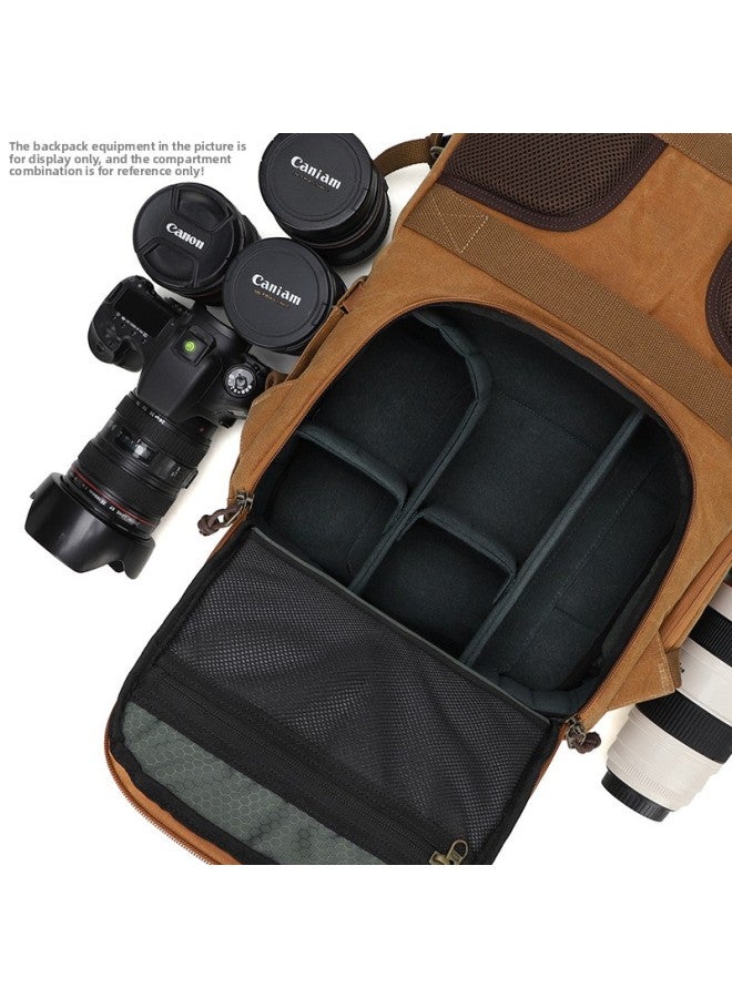 DSLR Camera Bag Multifunctional Velcro Photography Digital Camera Bag Accessories Free DIY Partition Cover-Color:Universal Compartment (short C)  - Image 3