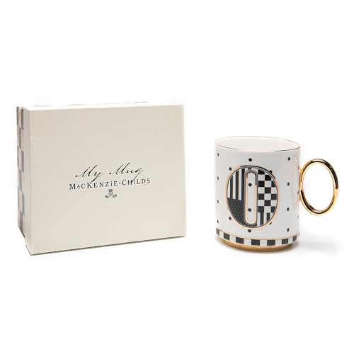 mackenzie childs MACKENZIE-CHILDS My Mug, Decorative Ceramic Coffee Cup with Handle, O - Image 2