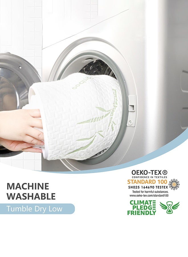 YUFAN Bed Bridge Twin to King Converter Kit - Mattress Connector with Strap - Extra Wide Soft Bed Gap Filler - Adjustable Comfortable Bed Connector - Storage Bag Included (Cotton) - Image 5