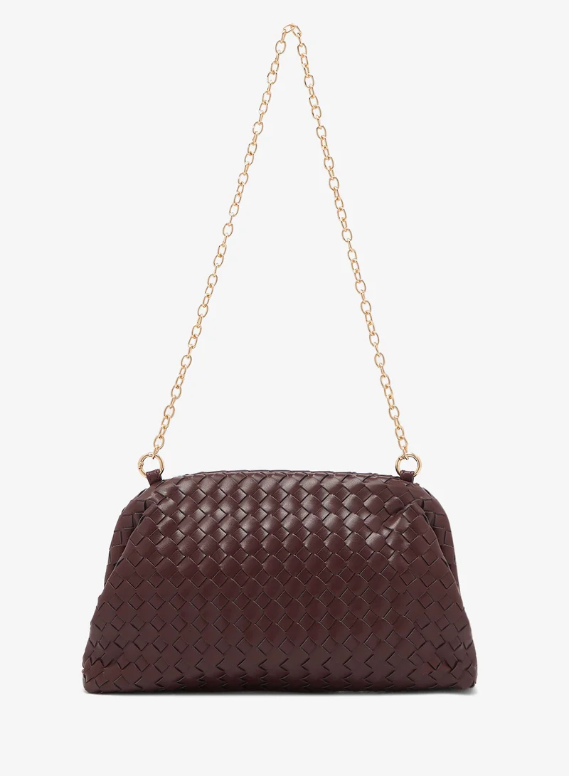 جلاموروس Casual Woven Pillow Clutch Bag