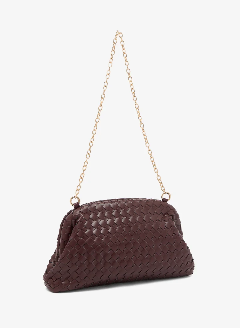 جلاموروس Casual Woven Pillow Clutch Bag