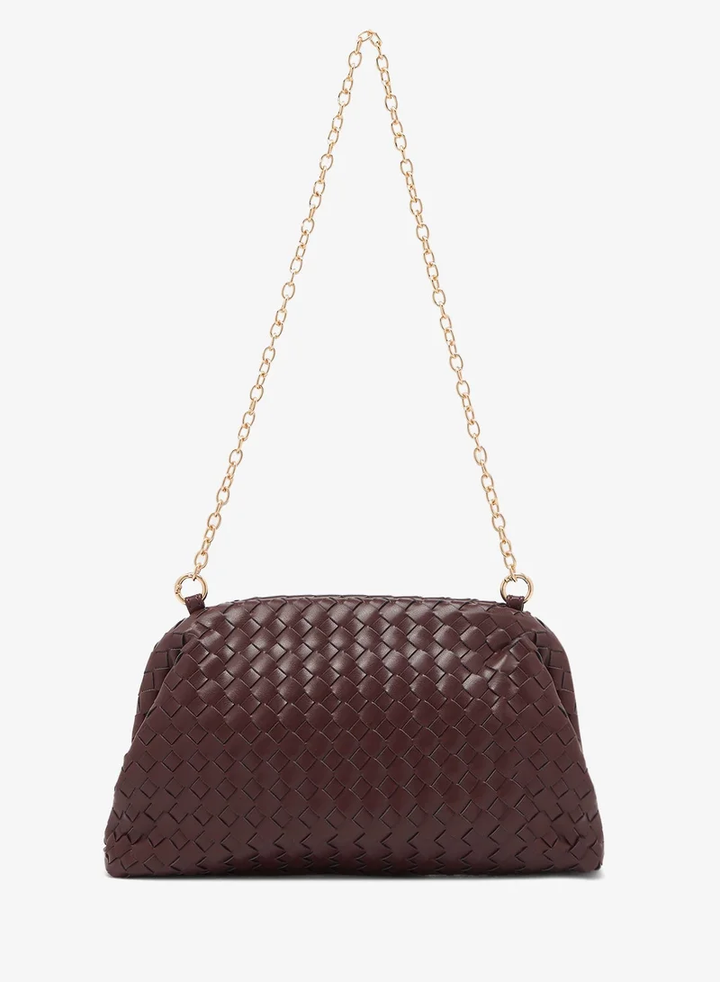 Glamorous Casual Woven Pillow Clutch Bag