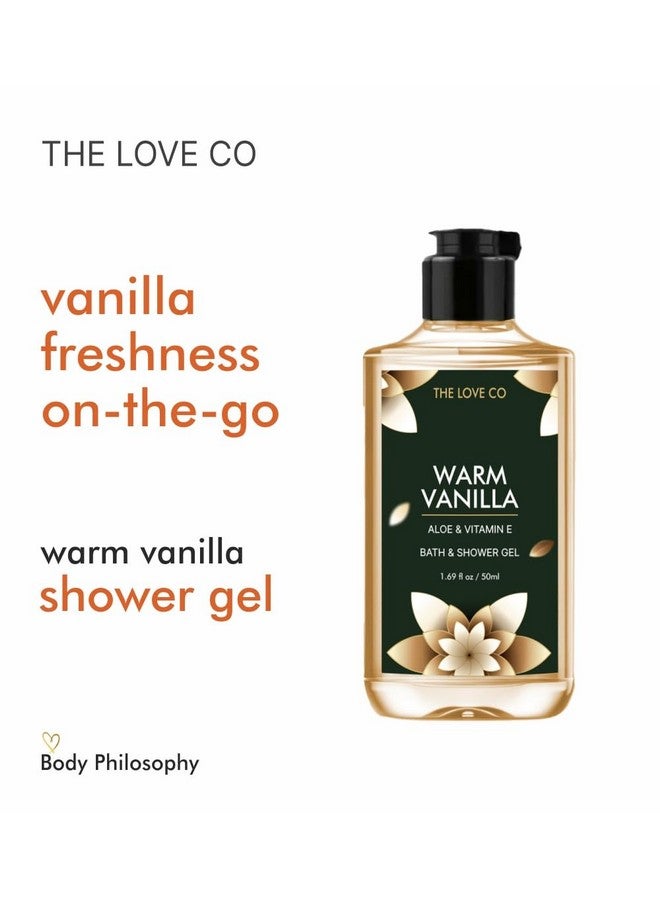 THE LOVE CO. Warm Vanilla Gift Collection| Indulge In Travel Pack Shower Gel, Body Lotion & Shampoo | Ideal Birthday & Special Occasion Hamper - Pack Of 3 - Image 5