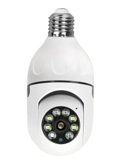 E27 Bulb 1080P 2.4GHz WiFi 360 Degree Panoramic Night Vision 2-Way Audio Smart Motion Detection and Alarm Surveillance Cameras
