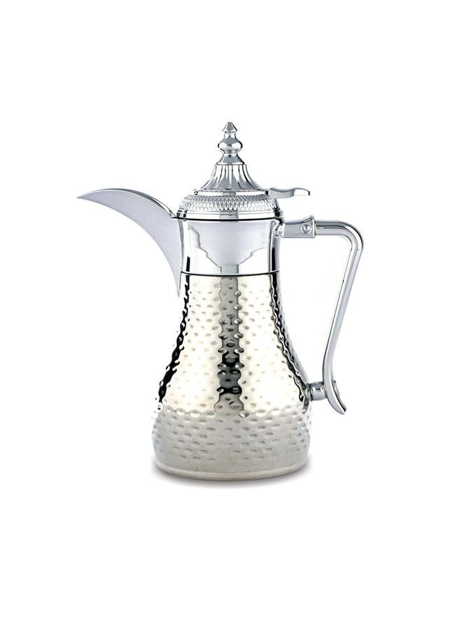 Alsaif Tamim Steel Dallah 0.6 Liters Pressure Silver | Best Price KSA ...