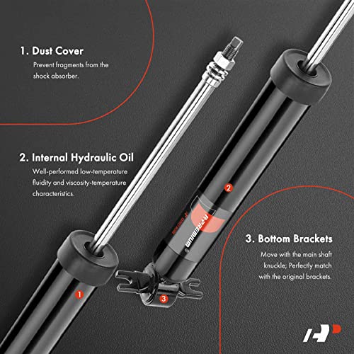 A-Premium Rear Shock Absorbers Struts Compatible with Ford Fusion 2013-2020 -[Except 19 inch Wheels] - Image 3