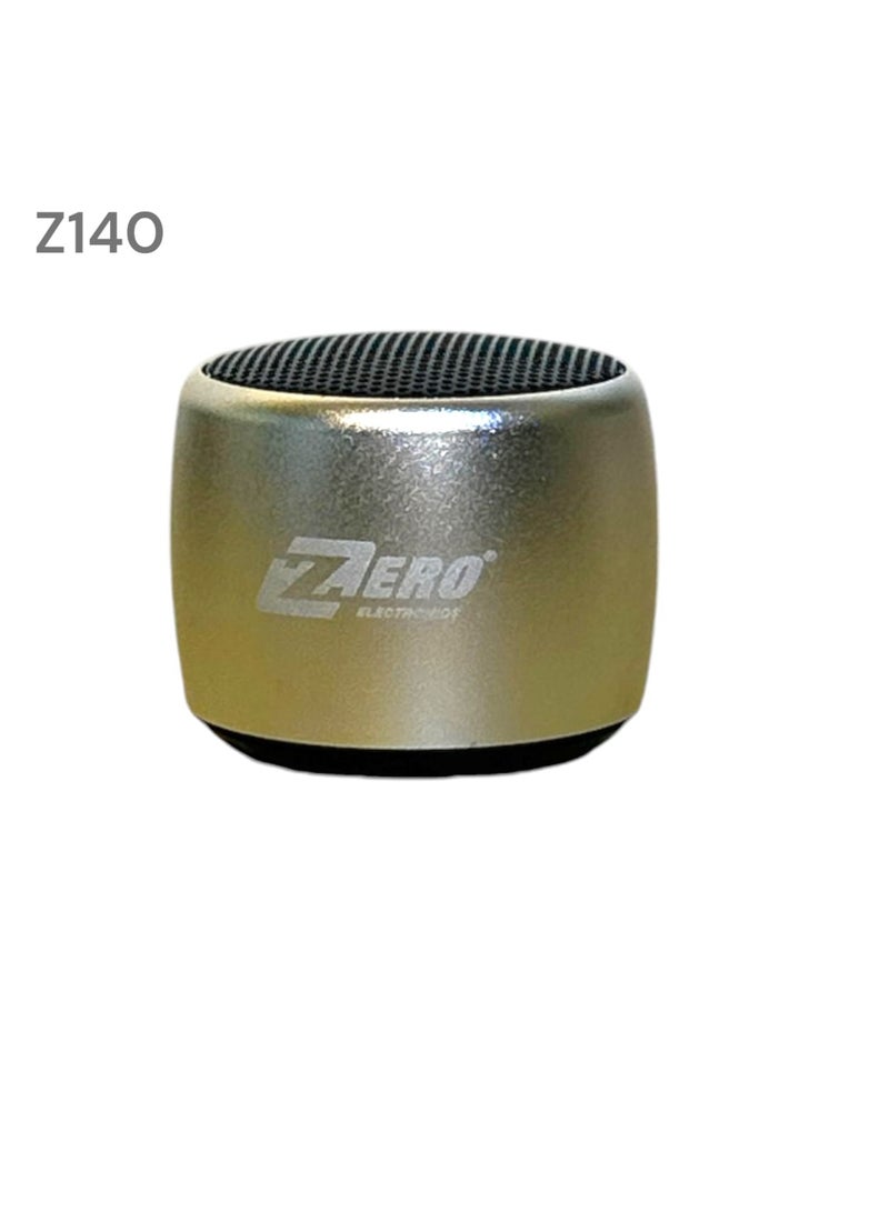 زيرو Z140 مكبر صوت بلوتوث محمول صغير فضي - Image 1