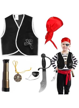 Home Smart Children Pirate Costume with Accessories for Boys and Girls Party Favor and Stage Play Gift - pzsku/Z3F74194284B75D2E42F8Z/45/1746227899/a86cdac4-4d65-4de8-9887-e1f102b39583