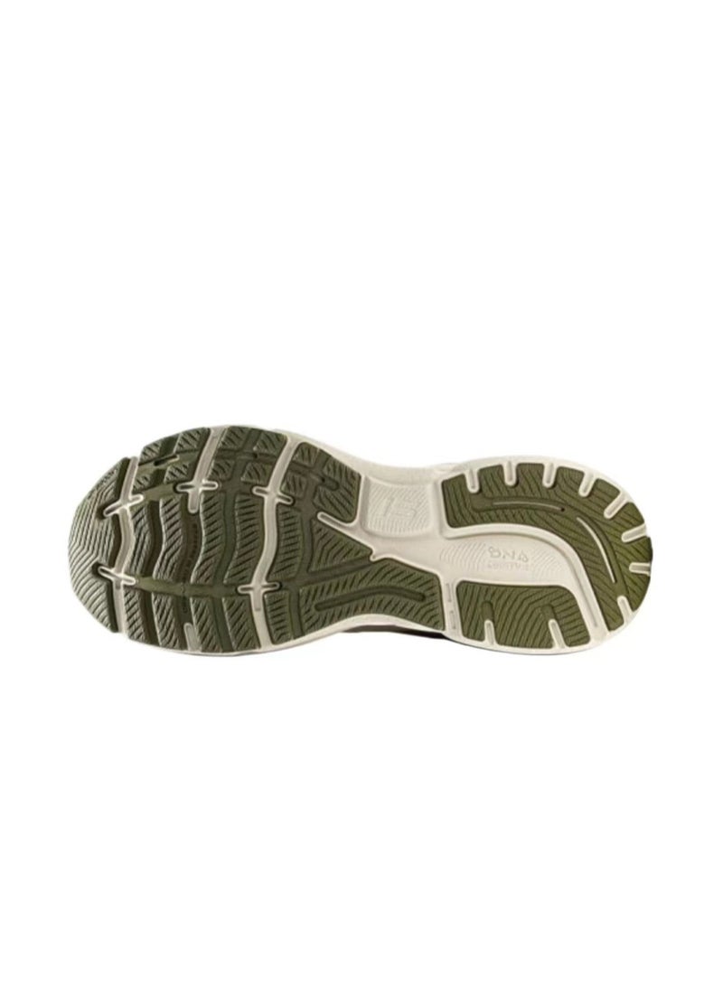 Brooks 【Back To School】Ghost 15 Cushioning Professional Men and Women Running Shoes Beige/Green  - Image 5