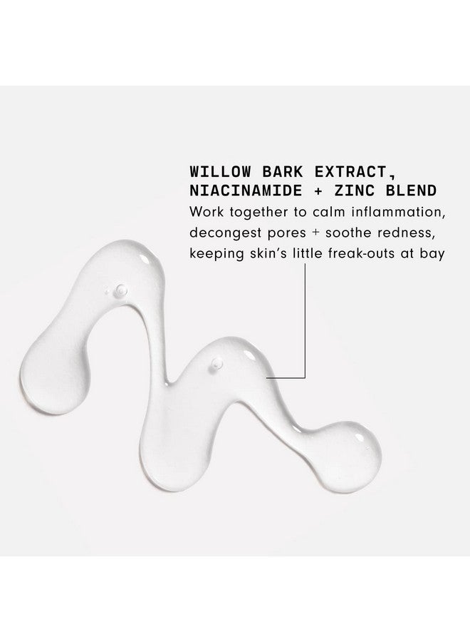 Versed Ersed Just Breathe Clarifying Facial Serum Blend Of Antioxidants Niacinamide White Willow And Zinc Helps Reduce Blemishes Decongest Pores And Soothe Redness Vegan Acne Serum (1 Fl Oz) - Image 4