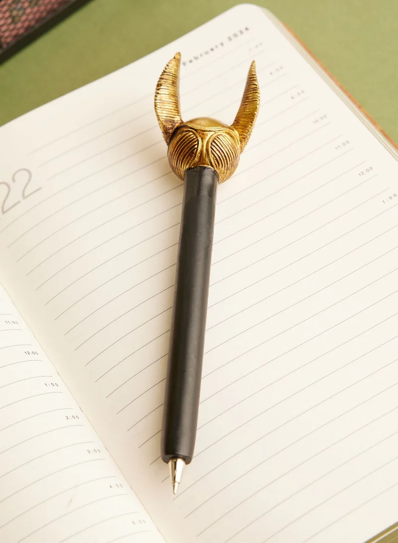 Typo Gold Trim Pen Novelty Design