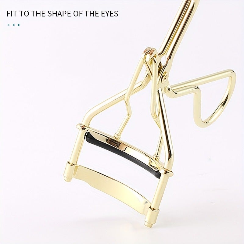 Professional Eyelash Curler Set with 4 Replacement Rubber Strips for Lifting and Curling - Image 5