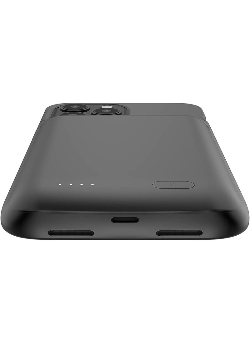 Generic - iPhone 13 Promax 12 Promax Battery Case for iPhone 13 Pro Max 12 Pro Max Battery Case,Idealforce 4500mAh Support SYNC Data Wired Headset External Backup - Image 1