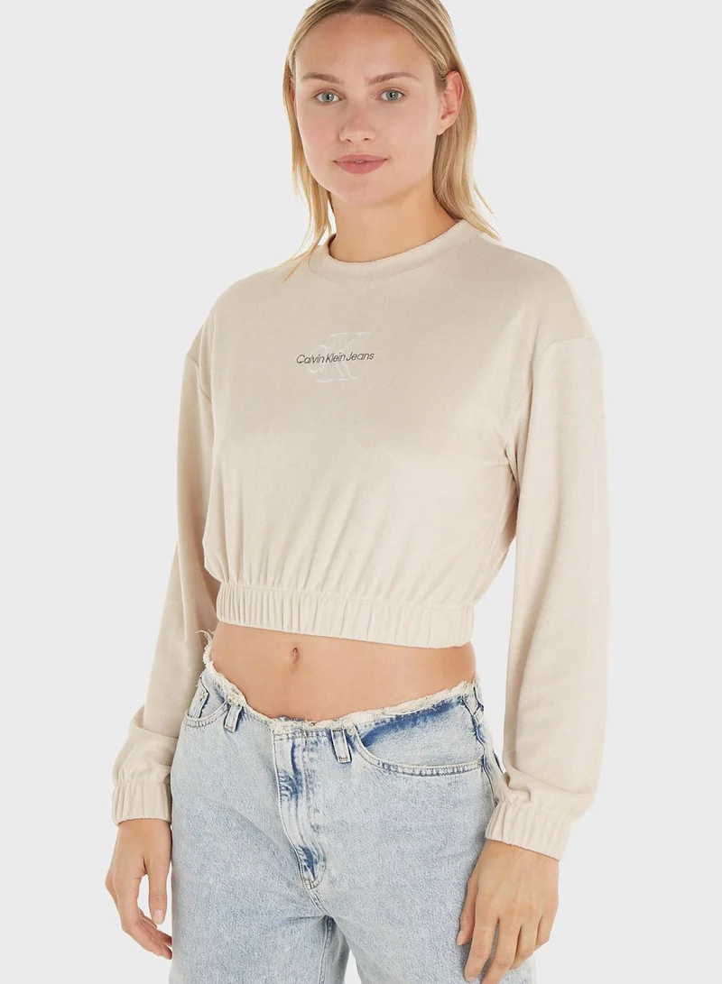 Calvin Klein Jeans Logo Crew Neck Sweatshirt