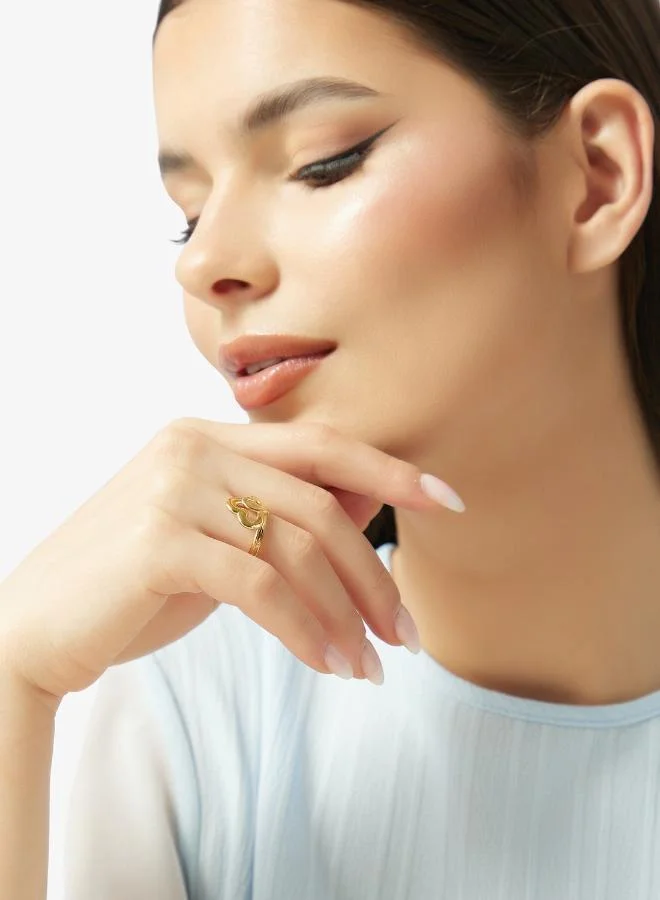 Guess  Embraced Hearts Ring for Women | Best Price UAE