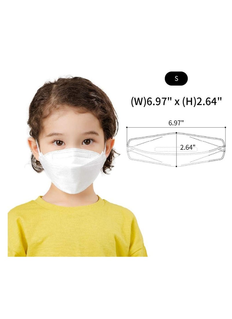 Dr. Puri - Pack Of 20 Pieces KF94 Face Mask Micro Dust Protection Face Mask Premium Kids Face Mask Small White KF94 Kids Face Mask - Image 1